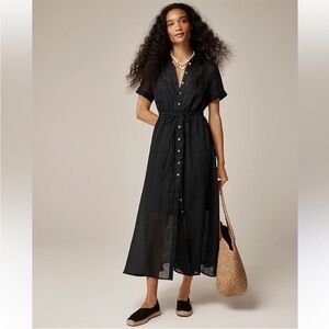 J Crew Dress 2 Cerise Black